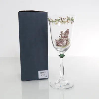 Wine glass (Transparent, Multicolored) from Fyrklövern
