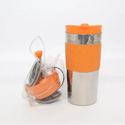 Termosmugg (Orange, Silverfärgad) från Bodum