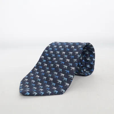 Stropdas (Blauw, Wit) van Beaufort Zijde