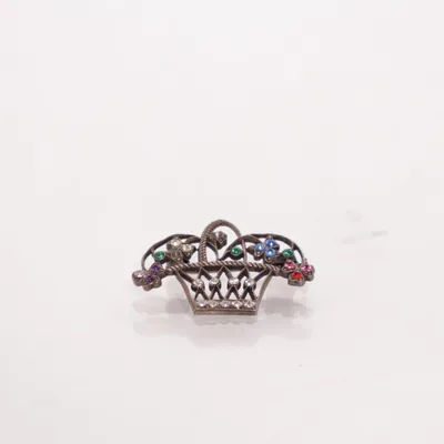 Broche (Sølv, Flerfarvet) Ukendt metal