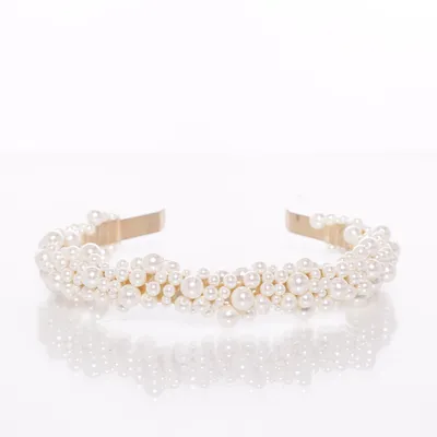 Diadem (Hvid, Guld)