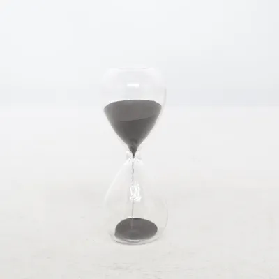 Sablier (Transparent, Noir)