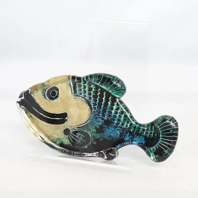 Inredningsdetalj (Glas fisk) från Kosta Sweden