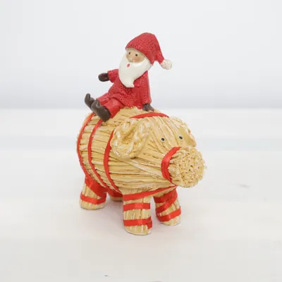 Juldekoration (Röd, Beige)