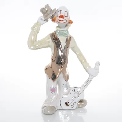 Figurine (White, Gold, Multicolored)