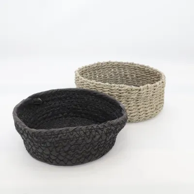 Panier de rangement (Noir, Beige) de Luhta