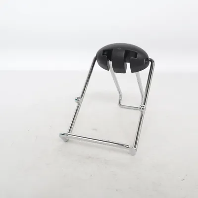 Bokstöd (Silverfärgad, Svart)