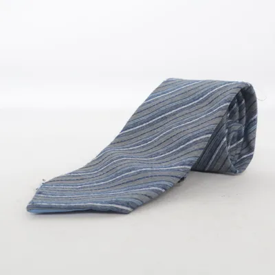 Cravate (Gris, Bleu, Blanc) de Atlas Design Polyester