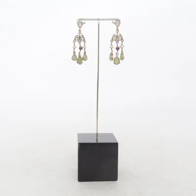 Earrings (Gold, Green, Multicolored) from Monet Unknown metal