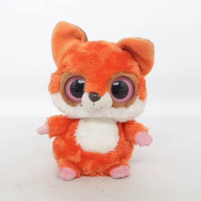 Peluche (Orange, Blanc) de Yoohoo & Friends Polyester, Polyuréthane