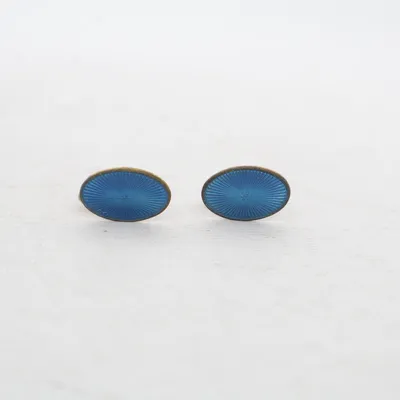 Boutons de manchette (Bleu, Or) Métal inconnu