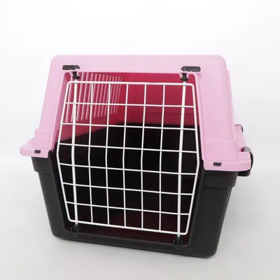 Transportbur (Rosa, Svart)