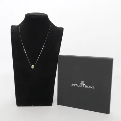 Halsband (Guldfärgad, Grön) från Jacques Lemans Okänd metall