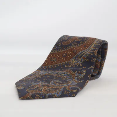 Krawatte (Blau, Braun, Mehrfarbig) von SØR Seide