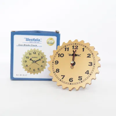 Alarm clock (Saw Blade Clock) from Westfalia