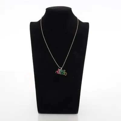 Ketting (Zilver, Meerkleurig) Onbekend materiaal