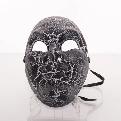 Masquerade-masker (Zwart, Wit)