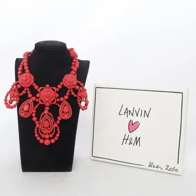 Halskæde (Rød) fra Lanvin x H&M Ukendt metal