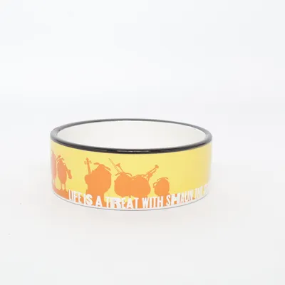 Feeding bowl (White, Multicolored) from Trixie