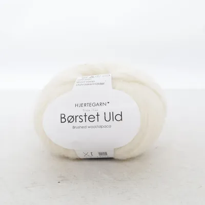 Garn (Børstet Uld) fra Hjertegarn Alpacauld, Nylon