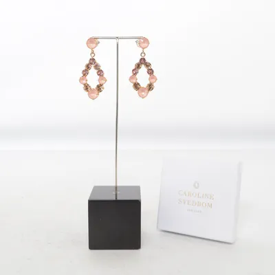 Boucles d'oreilles (Rose, Or, Multicolore) de Caroline Svedbom Métal inconnu