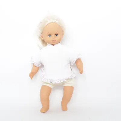 Poupée (Blanc, Beige) de Micki Leksaker