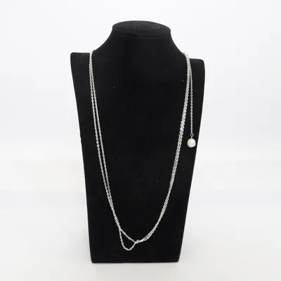 Halsband (Silverfärgad) från Pearls for Girls Okänd metall