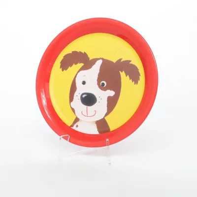 Plate (Red, Yellow, Brown) from Die Spiegelburg