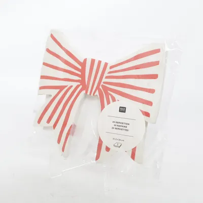 Serviette de table (Blanc, Rouge) de Rico Design