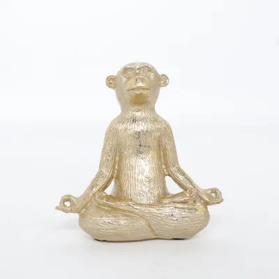 Figurine en porcelaine (Meditation Monkey) de Maisons du Monde