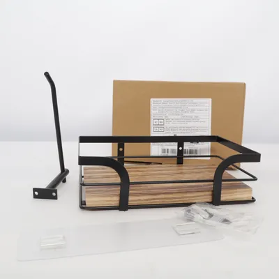 Badrumshylla (Svart)