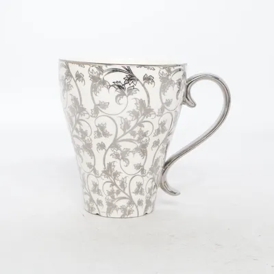 Mug (White, Silver) from Victoria's Design House