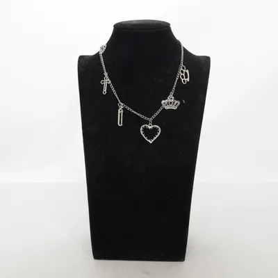 Halsband (Silverfärgad) Okänd metall