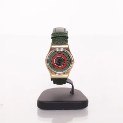 Armbåndsur (Grøn, Guld) fra Swatch