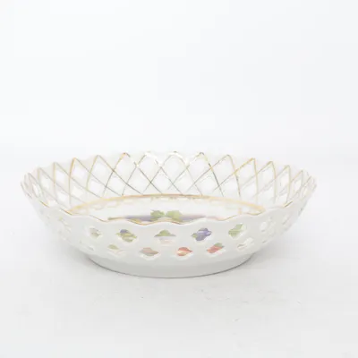 Plate (White, Multicolored)