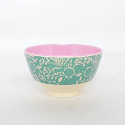Bol (Rose, Turquoise, Blanc) de Rice