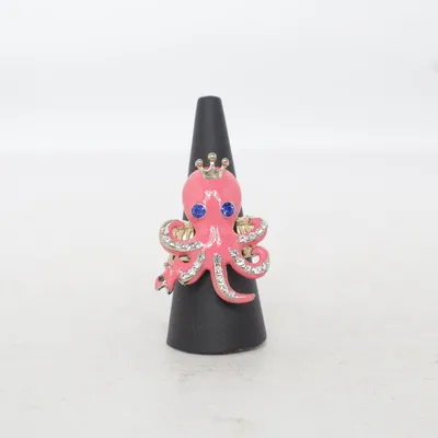 Ring (Rosa, Guldfärgad, Blå) Okänd metall