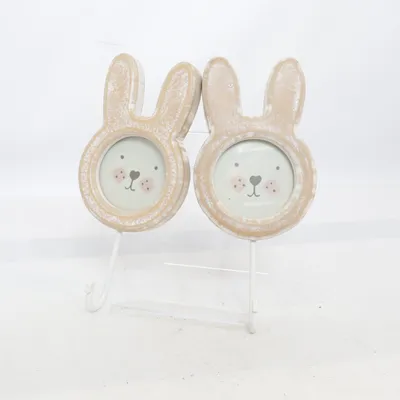 Hängare (BUNNY FACE RUSTIC WOOD SINGLE HOOK) från Sass & Belle