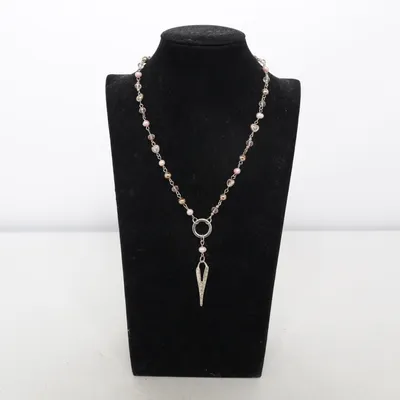 Halsband (Rosa, Silverfärgad) från Gemini Okänd metall
