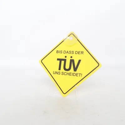 Skilt (Gul) fra Tüv