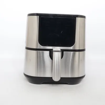 Air fryer (Silverfärgad, Svart)