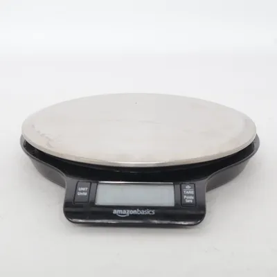 Kitchen scale (Silver, Black) from Amazon Basics