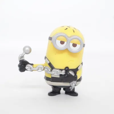 Toy figurine (Yellow, Black, Silver) from Minions