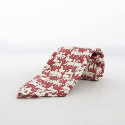 Slips (Seidenkrawatte Pferde, Handmade in Germany, Originaletikett, Originalverpackung) från Ascot Silke