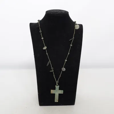 Halsband (Grön) Okänd metall