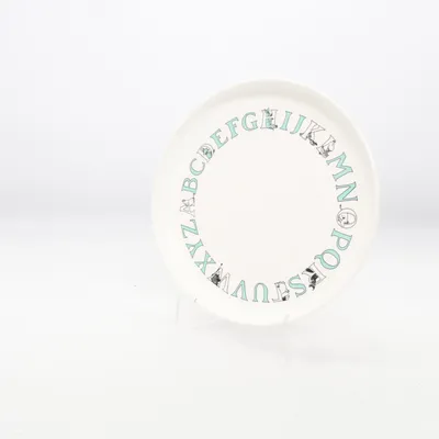 Tallrik (Vit, Turkos)