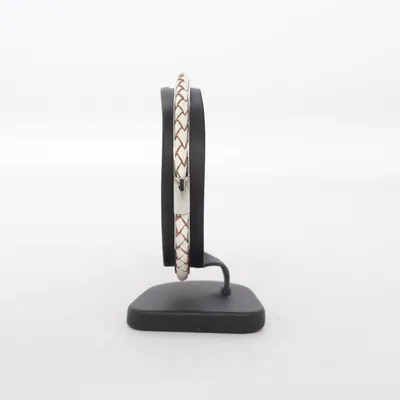 Bracelet (White, Silver) from Fossil Unknown metal