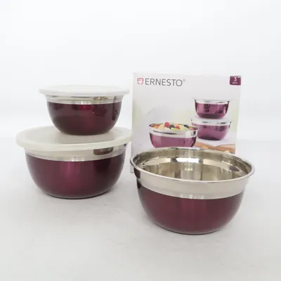 Bowl (Purple, Silver) from Ernesto