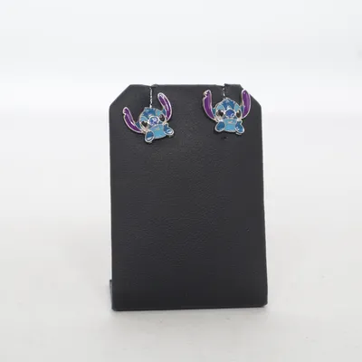 Oorbellen (Blauw, Lila, Zilver) van Disney Onbekend materiaal