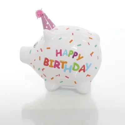 Money box (White, Multicolored)